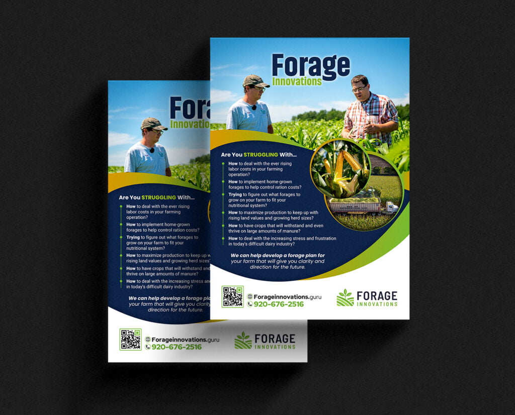 Forage Innovations Ad or flyer design