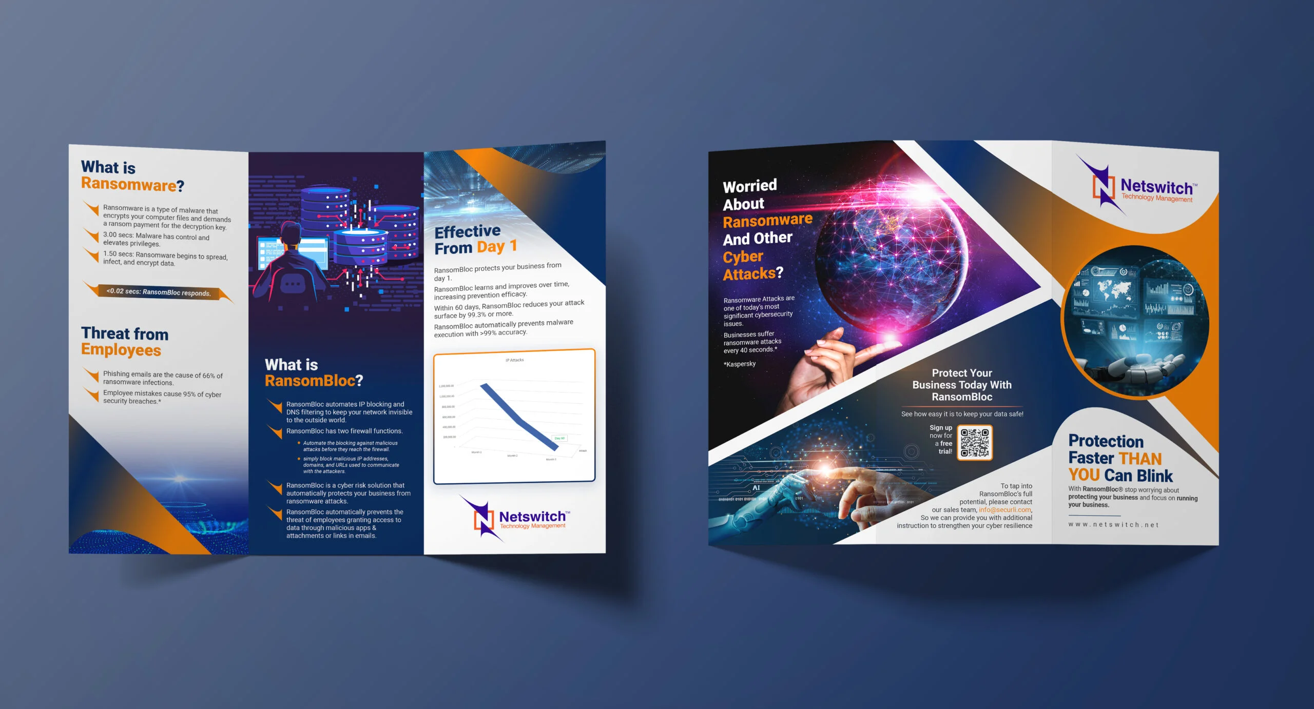 New tech trifold brochure
