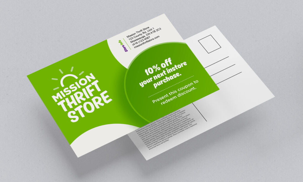 Discount postcard or EDDM design