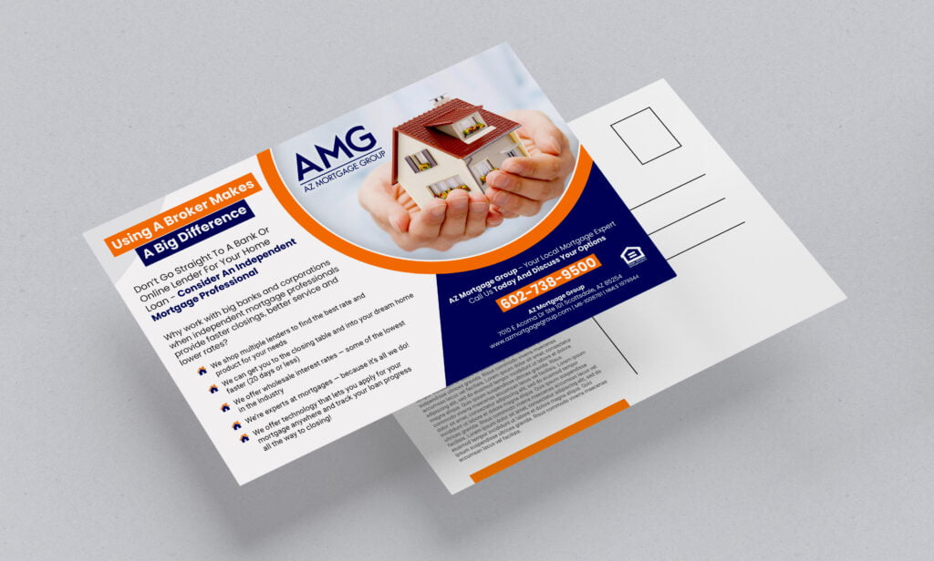 Home broker postcard or EDDM design