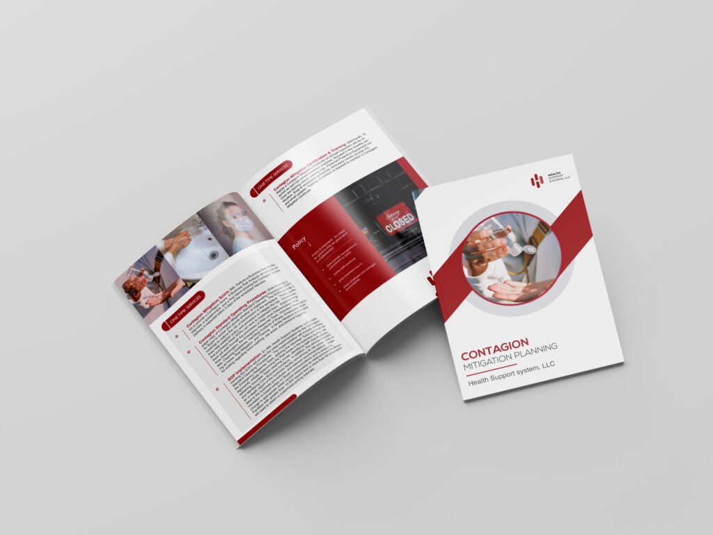 Health bifold brochure design