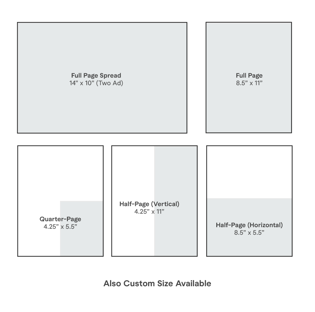 Magazine Ad page sizes